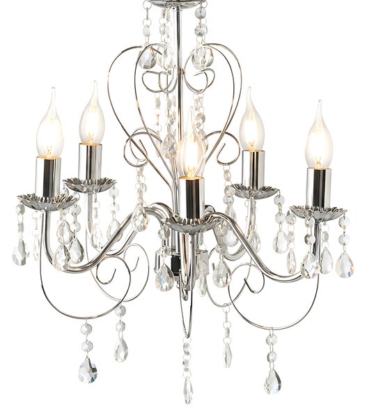 Toolight Rea, Stropní svítidlo EBT008-5CP CHROME, OSW-01243