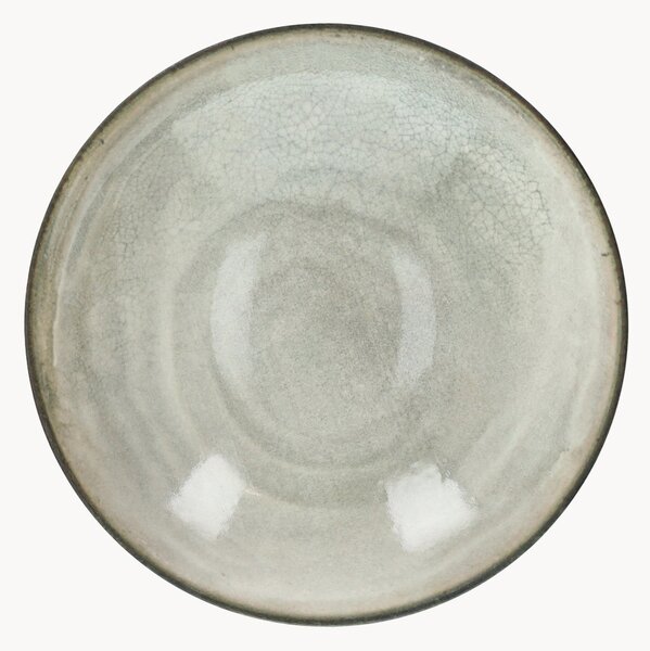 Sada hlubokých talířů z porcelánu Raku, 6 dílů