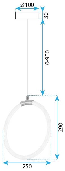 Toolight Rea, Led osvětlení G020-CP Gold, OSW-06371