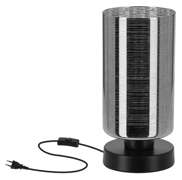 Moderní stolní lampa COX - 1xE27, 60W, chromovaná