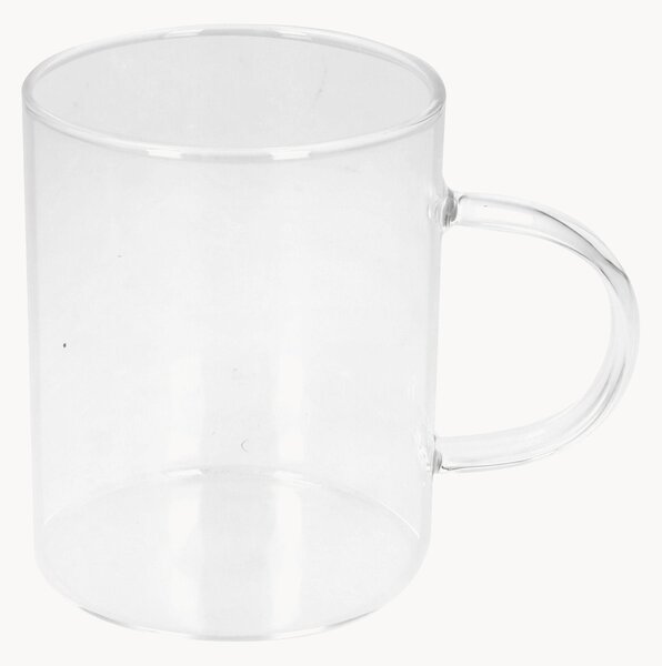 Sada skleněných hrnků z borosilikátového skla Lyra, 2 díly