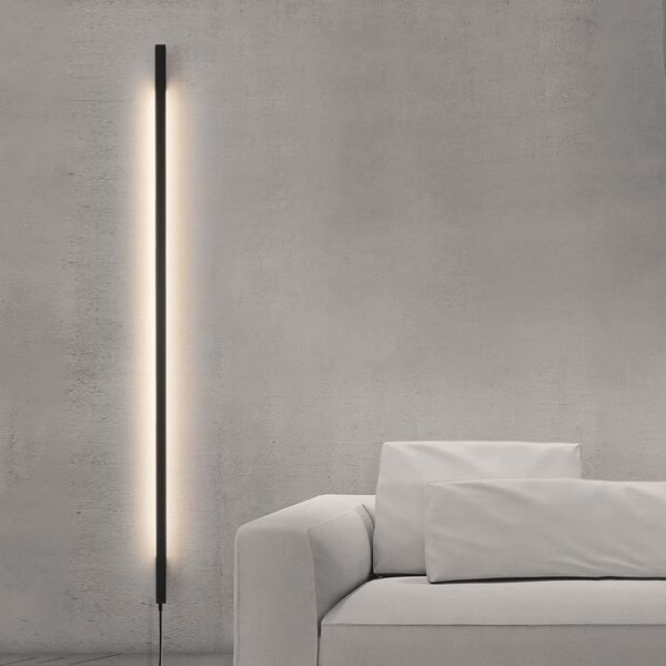 Toolight Moderní nástěnné LED osvětlení D30 LHJ065-W 120cm černé