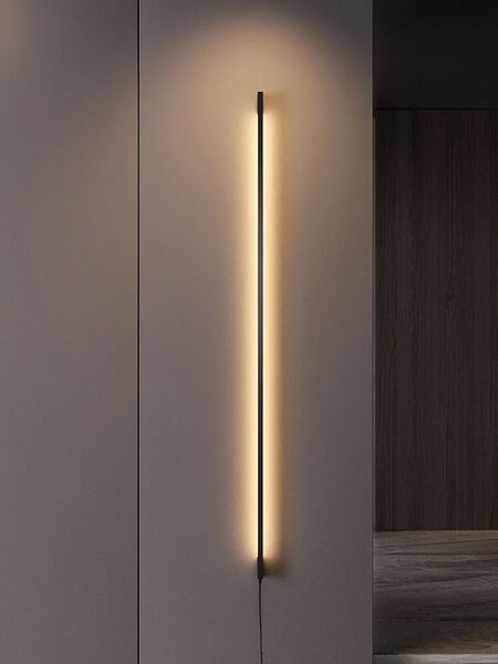 Toolight Moderní nástěnné LED osvětlení D30 LHJ065-W 120cm černé