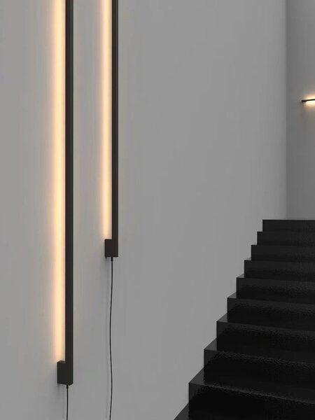 Toolight Moderní nástěnné LED osvětlení D30 LHJ065-W 120cm černé