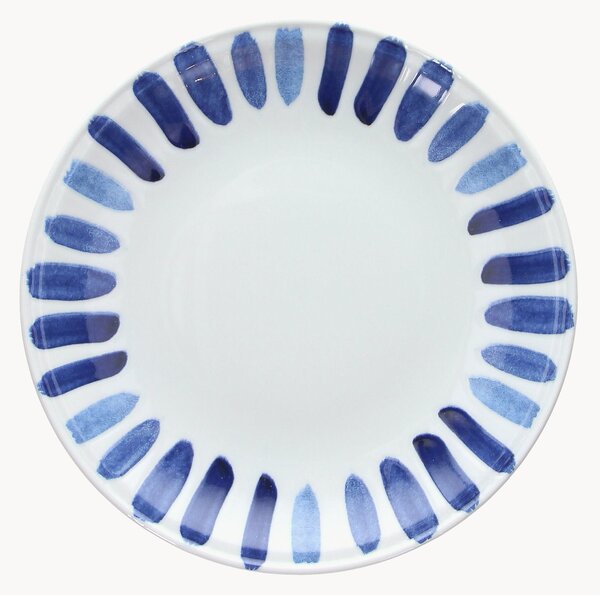 Sada snídaňových talířů z porcelánu Panarea, 12 dílů