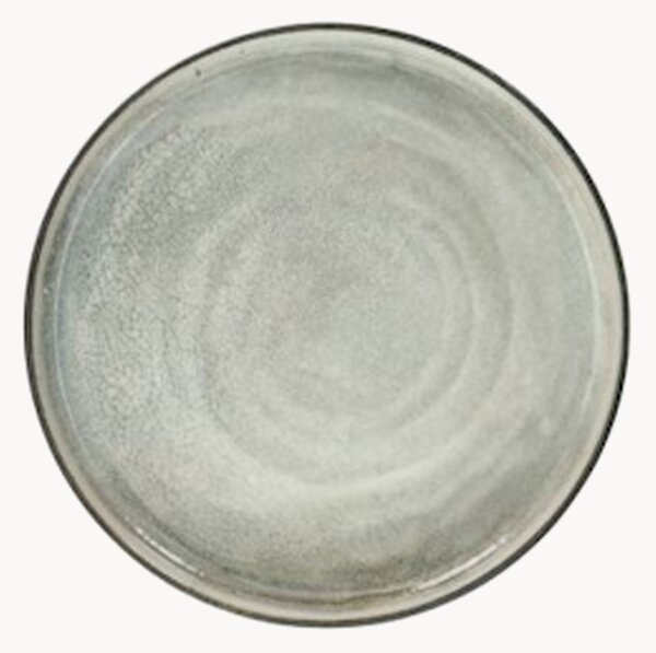 Sada snídaňových talířů z porcelánu Raku, 3 díly