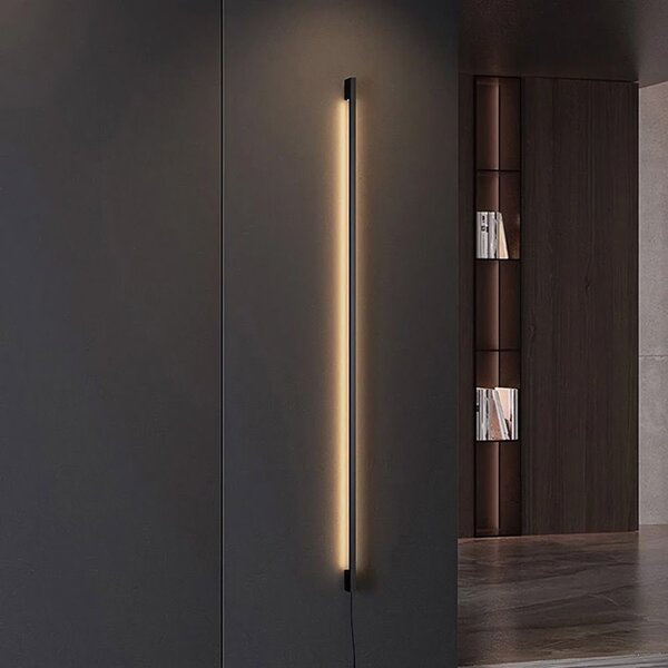 Toolight Moderní nástěnné LED osvětlení D30 LHJ065-W 120cm černé