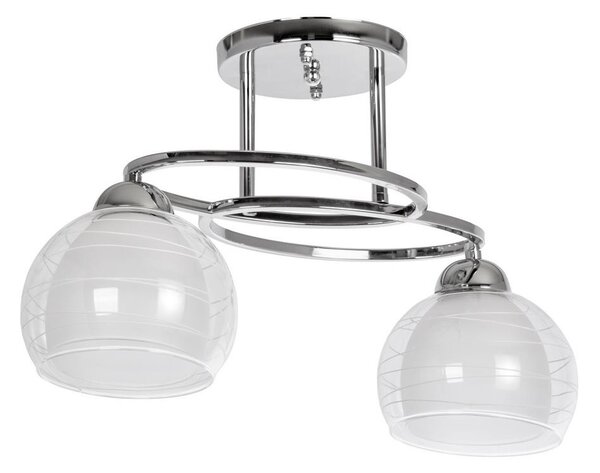 Lustr na tyči 2xE27/60W/230V