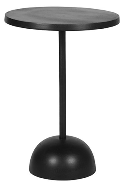 LABEL51 Černý kovový odkládací stolek Chevro