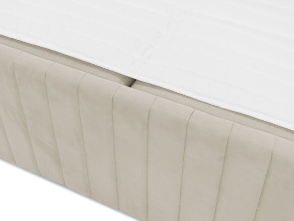 Kontinentální manželská postel 180x200 VASHON 2 - pastelová růžová + topper ZDARMA