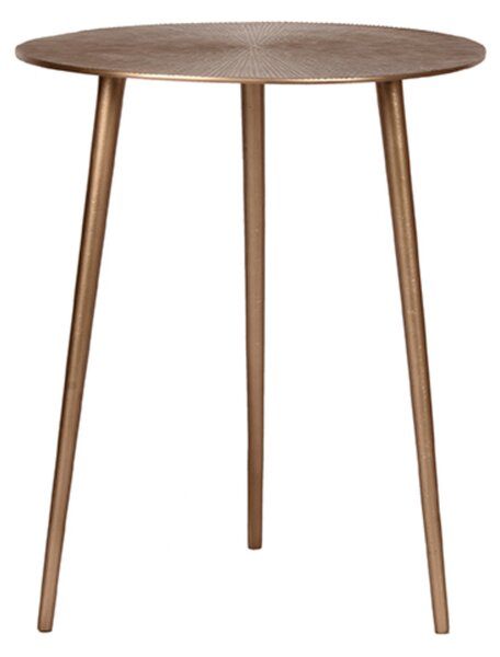 LABEL51 Zlatý kovový odkládací stolek Obber