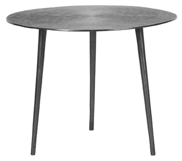 LABEL51 Šedý kovový konferenční stolek Obber M
