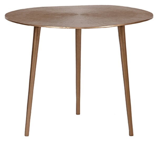 Zlatý kovový konferenční stolek Obber M