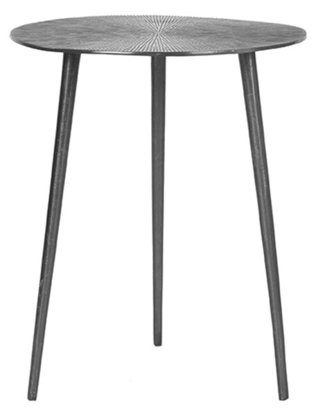 LABEL51 Šedý kovový odkládací stolek Obber
