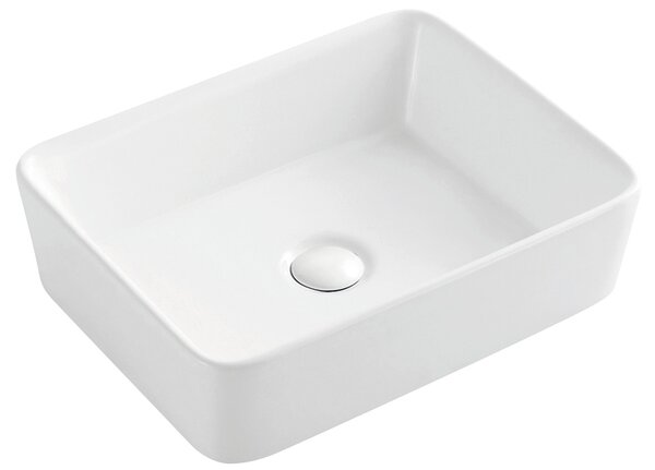 Hydroland Keramické umyvadlo na desku Enea 47,5x37 cm, bílé