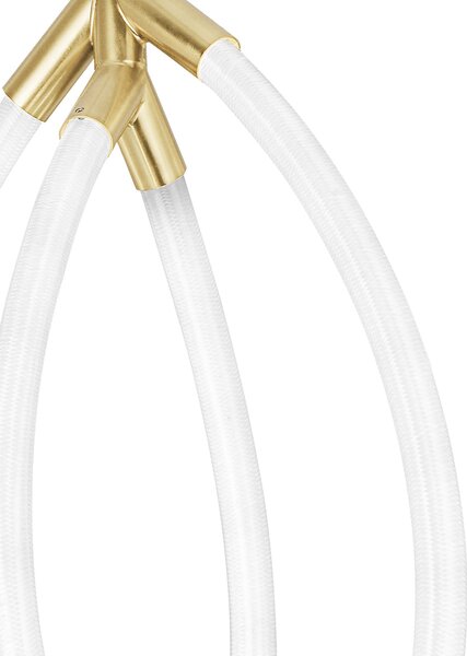 Toolight Toolight, LED závěsné osvětlení, 43W, G017-CP, zlatá-bílá, OSW-06365