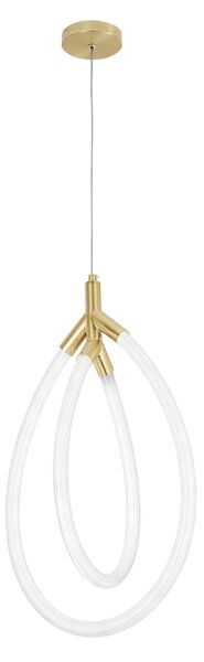 Toolight Toolight, LED závěsné osvětlení, 43W, G017-CP, zlatá-bílá, OSW-06365