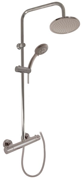 Slezák - RAV Sprchový komplet s termostatickou baterií TERMOSTATICKÁ - TRM82.5/7-61MGL, Metal grey lesk