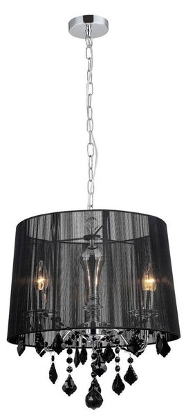 ITALUX MDM-2572/3 BK - Lustr na řetězu CORNELIA 3xE14/40W/230V