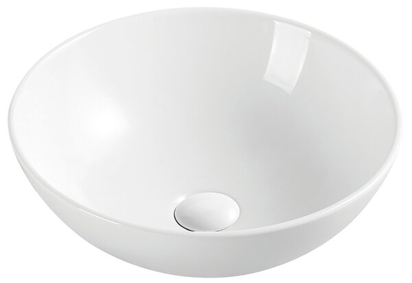 Hydroland Keramické umyvadlo na desku Fiona ø40 cm, bílé