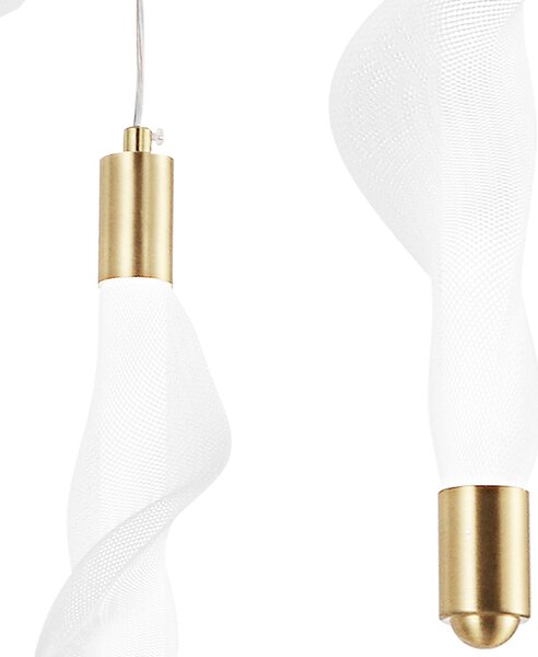 Toolight Moderní designové LED osvětlení G009-3CPR zlaté/bílé