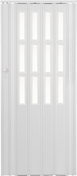 Standom Shrnovací dveře prosklené ST13 Bílá 85 cm