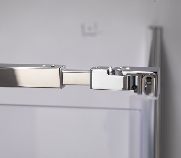 BPS-koupelny Čtvercový sprchový kout HYD-SK1180B 90x90 chrom/transparent - bez vaničky