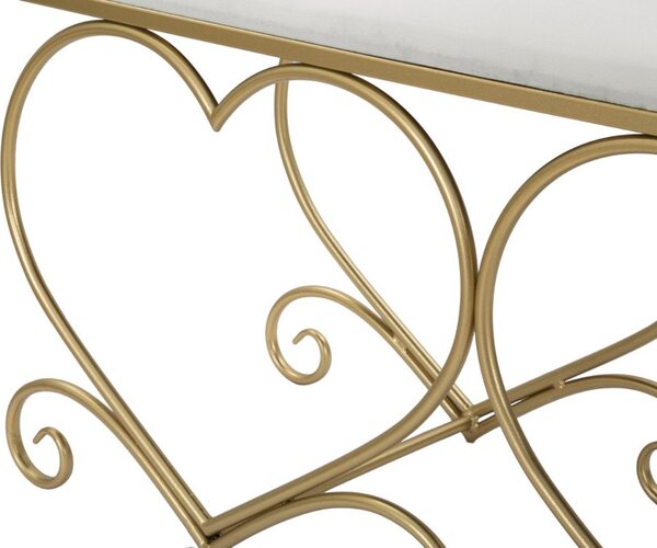 Designová lavice Efthymia 105 cm krémová