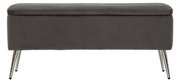 Designová lavice Caerwyn 112 cm šedá