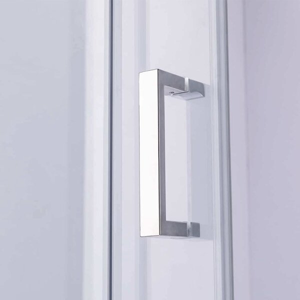 BPS-koupelny Čtvercový sprchový kout HYD-SK1390B 90x90 chrom/transparent - bez vaničky