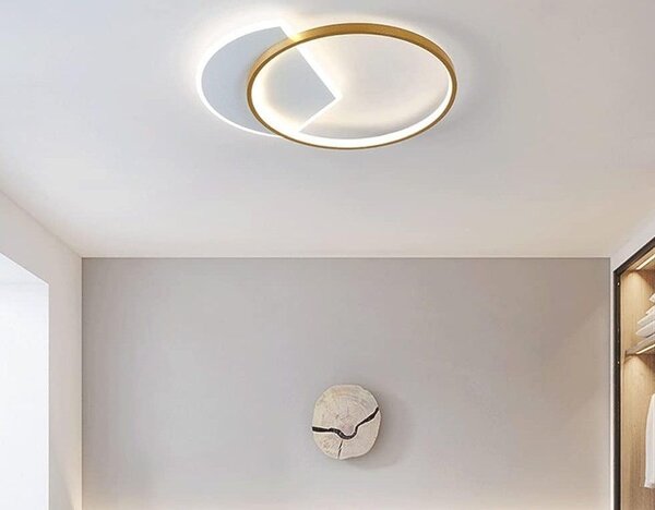 Toolight Toolight, LED stropní svítidlo 40cm, 30W, 3000K LHJ078-C, zlatá, OSW-50038