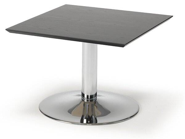 AJ Produkty Konferenční stolek CROSBY, 700x700 mm, černá/chrom