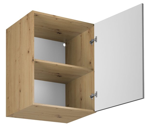 Horní hluboká kuchyňská skříňka VALEN - šířka 60 cm, dub artisan / šedá