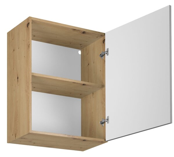 Horní kuchyňská skříňka VALEN - šířka 60 cm, dub artisan / šedobéžová