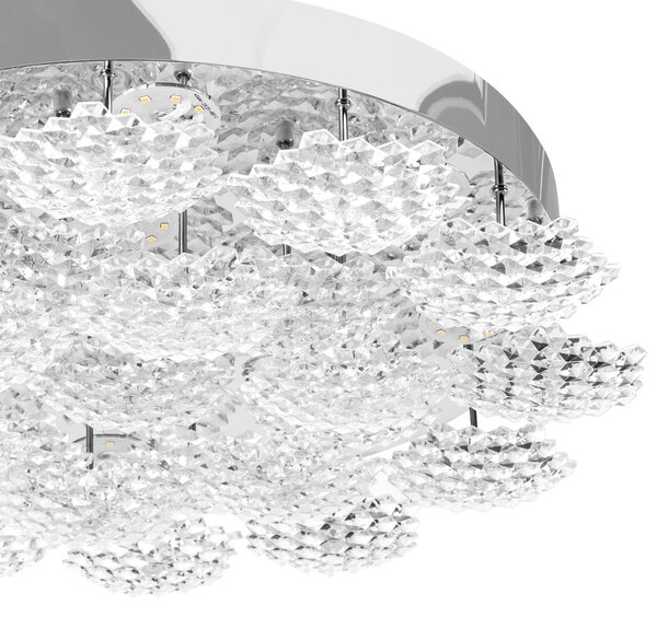 Toolight Stropní LED osvětlení Crystal Modern D9 MS014-C chrom