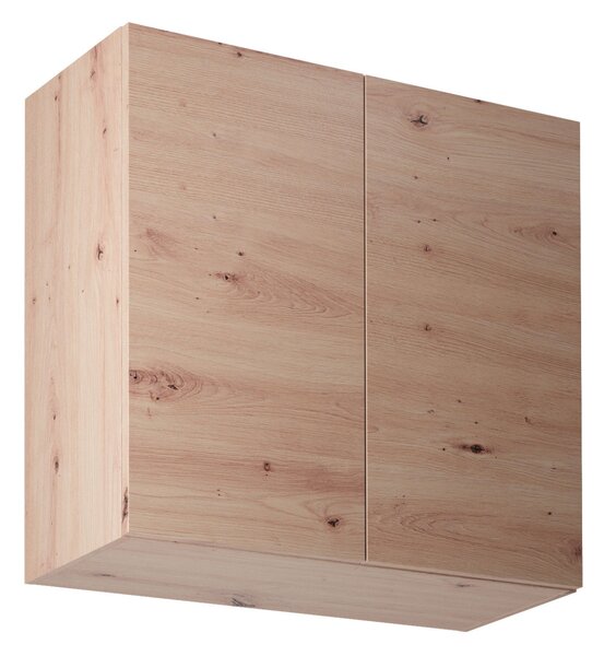 Horní kuchyňská skříňka VALEN - šířka 80 cm, dub artisan