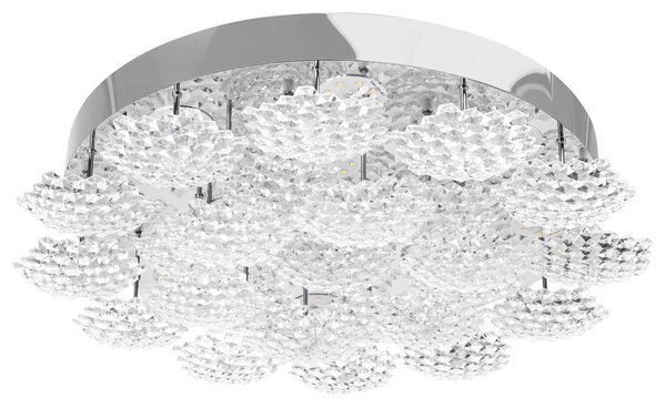 Toolight Stropní LED osvětlení Crystal Modern D9 MS014-C chrom