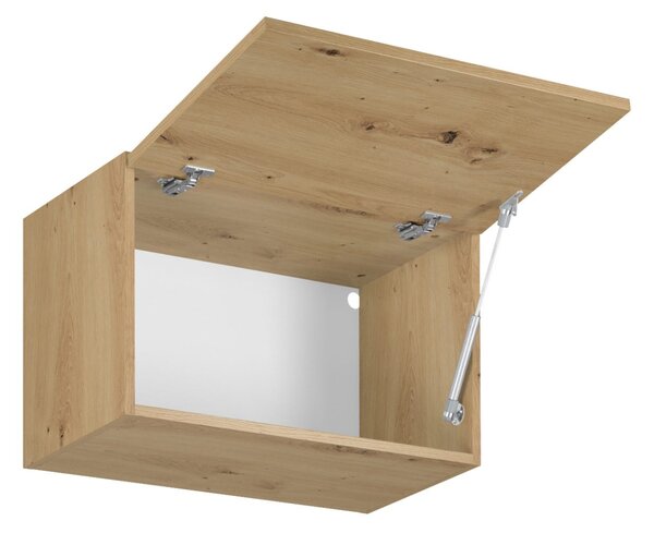 Horní skříňka s výklopnými dvířky VALEN - šířka 60 cm, dub artisan