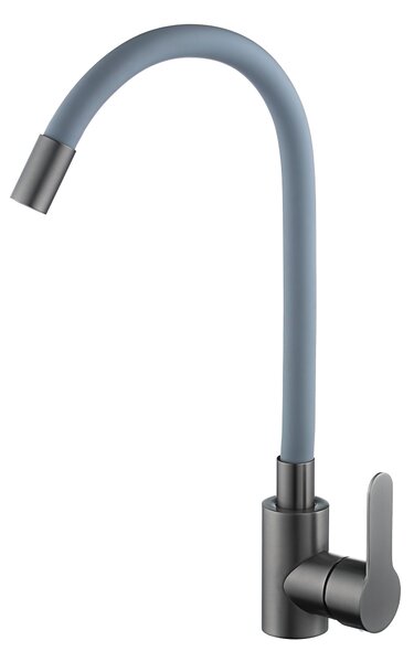 Velazo Dřezová baterie s flexibilním raménkem - VE-8105BG, šedá/grafit