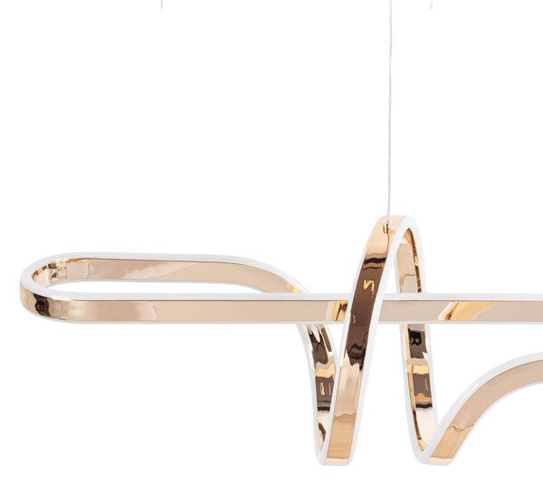 Toolight Toolight, LED stropní osvětlení 98cm, 100W, 4000K, G039-CP, zlatá lesklá, OSW-06306