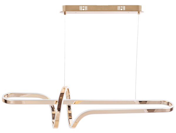 Toolight Toolight, LED stropní osvětlení 98cm, 100W, 4000K, G039-CP, zlatá lesklá, OSW-06306