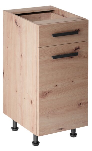 Dolní skříňka se šuplíkem VALEN 2 - šířka 40 cm, dub artisan