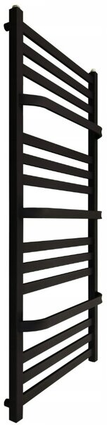 Regnis LOX DUO, topné těleso 300x1500mm, 644W, černá matná, LOXDUO1500/300/D270/BLACK