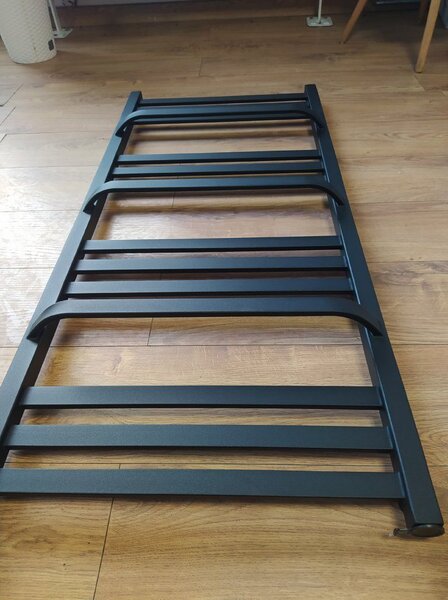 Regnis LOX DUO, topné těleso 300x570mm, 401W, černá matná, LOXDUO570/300/D270/BLACK