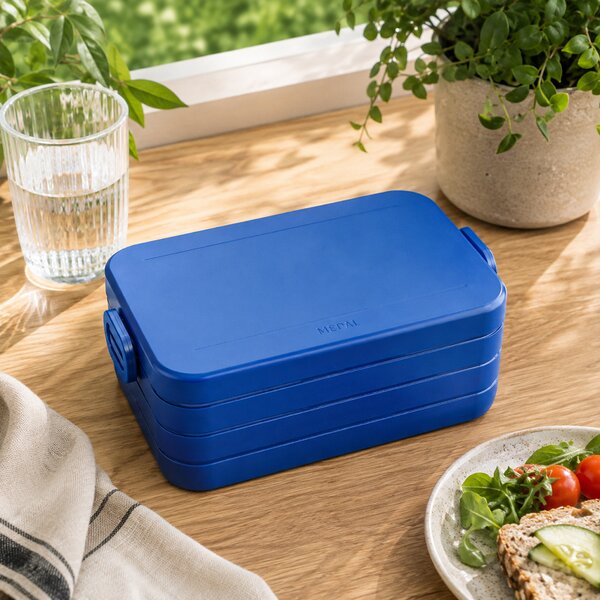 Bento svačinový box Midi, 900ml, Mepal, námořní modrá