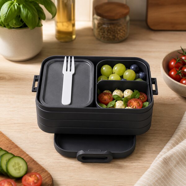 Bento svačinový box Midi, 900ml, Mepal, antracitový