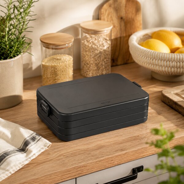 Bento svačinový box Large, 1,5l, Mepal, antracitový
