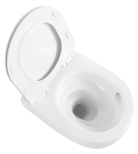 BPS-koupelny Závěsná WC mísa se SoftClose sedátkem HYD-6775, bílá