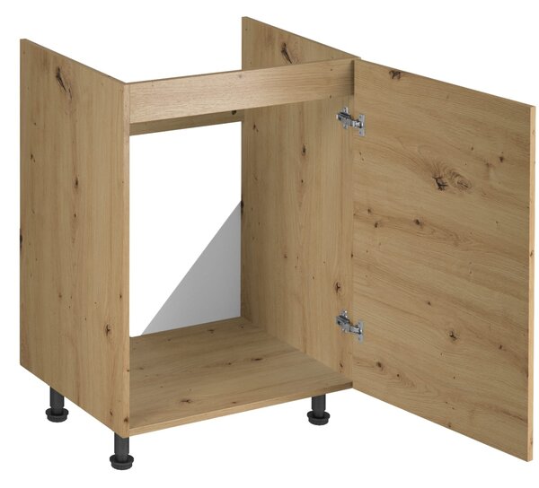 Jednodveřová dřezová skříňka VALEN - šířka 60 cm, dub artisan