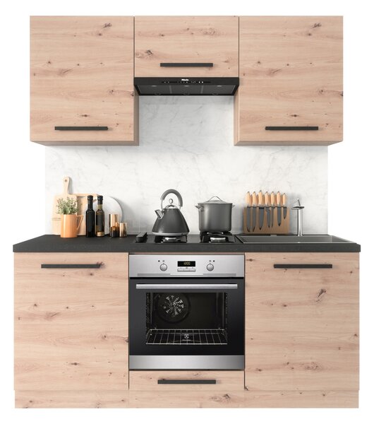 Kuchyňská skříňka pro vestavnou troubu VALEN - šířka 60 cm, dub artisan